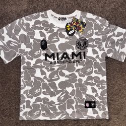 BAPE x Inter CF Miami Camo Tee ‘White’