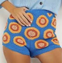 Free People Crochet Shorts