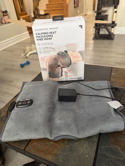 Sharper Image Calming Heat Massaging Knee Wrap