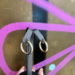 14k EARRINGS HOOPS 