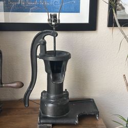 Antique Lamp, Water Pump