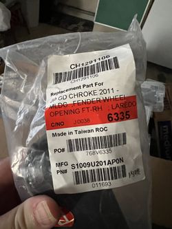 Fender wheel Opening Cover 2011 jeep grand Cherokee