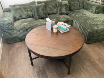 Wood Coffee Table with Storage