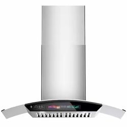 30 inch Wall Mount Range Hood Tempered Glass 900 CFM