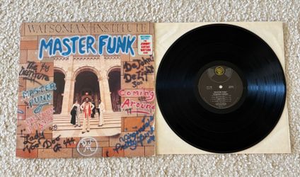 Watsonian Institute “Master Funk” Vinyl Lp 1978 DJM Records Original Santa Maria Press Extremely Nice Copy Funk.