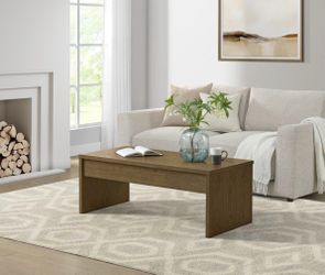 Brand New Costco Whitlee Lift-Top Coffee Table, Brown
