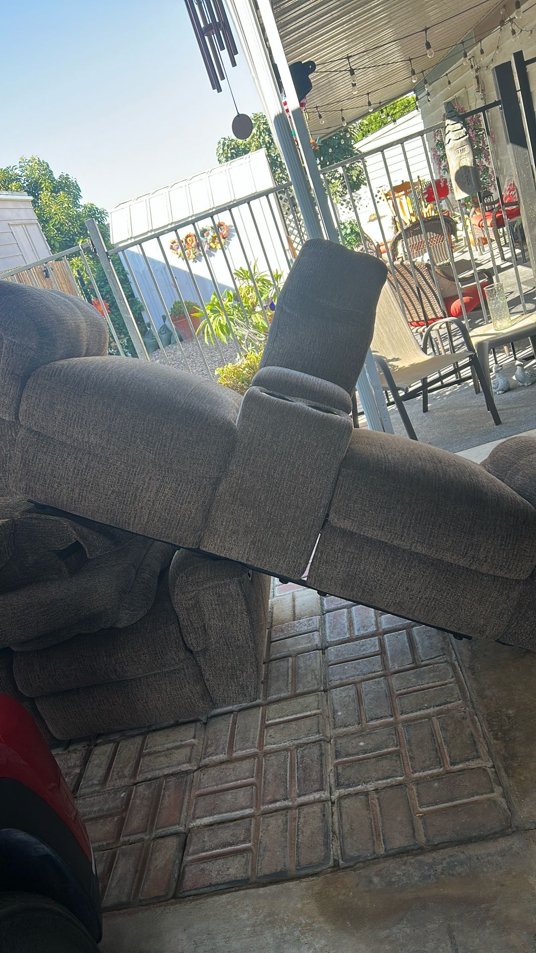 Loveseat W Recliners