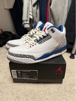 Nike air jordan 3 true blue sz 10