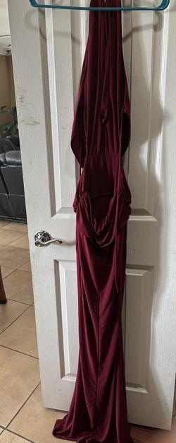 Burgundy Long Dress