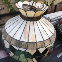 vintage tiffany style chandelier 