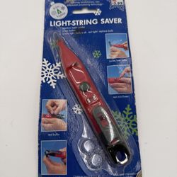 Light-String Saver Christmas Light Tester Tool New in Package Bulb/Fuse Fix
