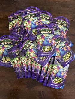 Lorcana Attack Of The Vine Sleeved Booster Pack