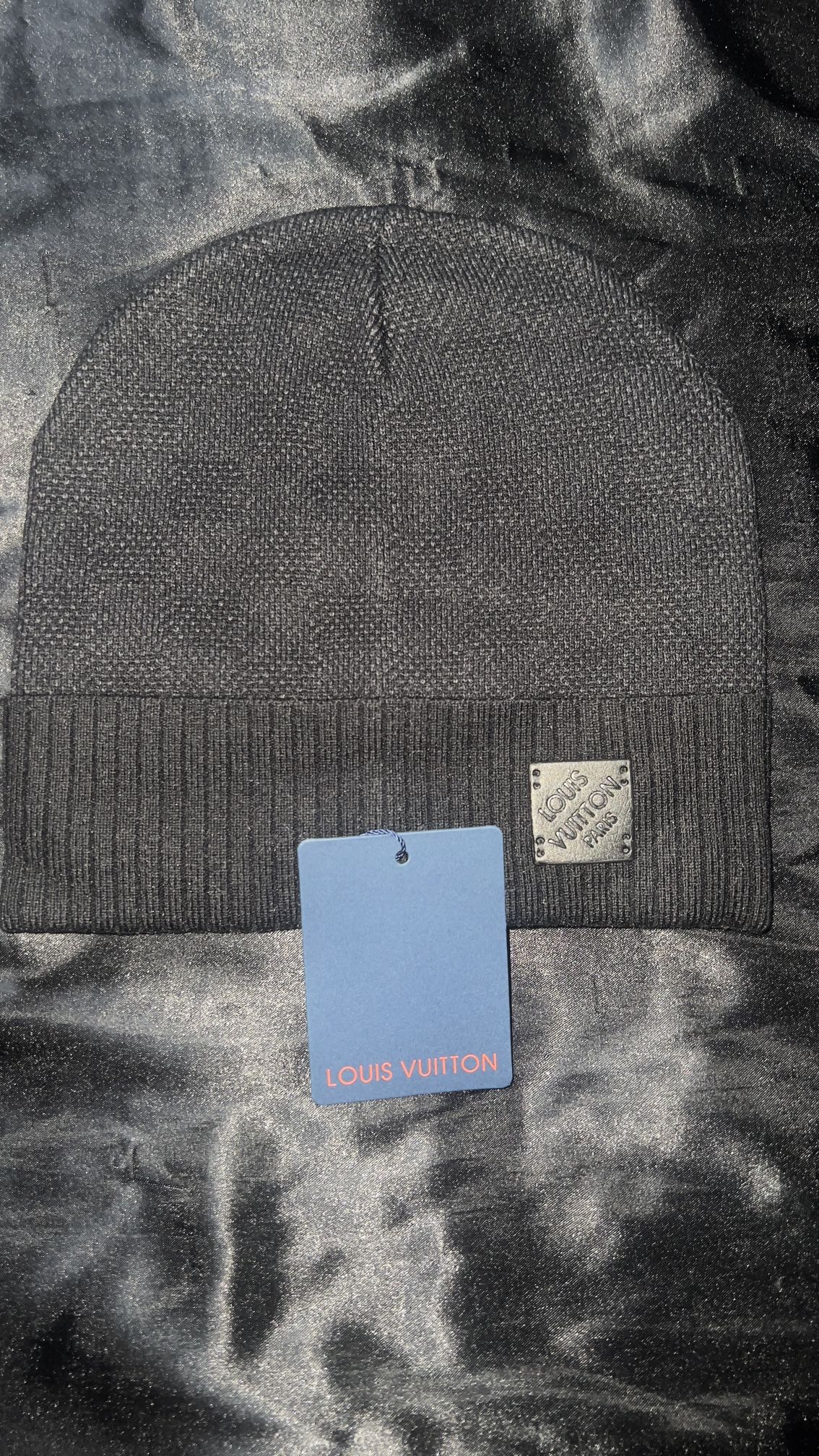 Black Louis Vuitton Beanie