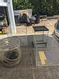 Aquarium or Terrarium glass containers