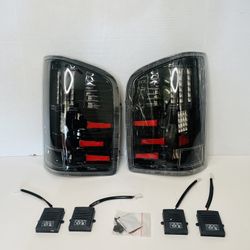 Winjet LED Taillights for Chevy Silverado 2007–2014 Driver Passenger 