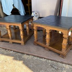 Drexel Heritage Furniture Stone End Tables