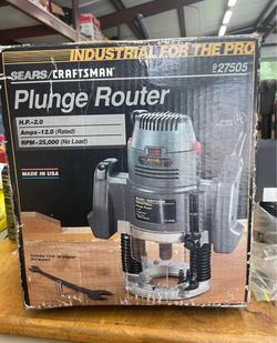 Sears Craftsman Plunge Router 2HP