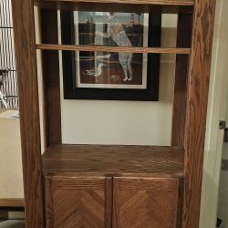 Solid Oak Bookshelf