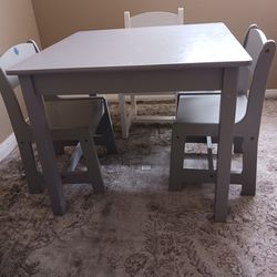CHILDREN'S TABLE and CHAIRS