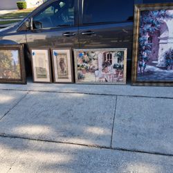 Lots Of Dirfferent Sizes Paintings 