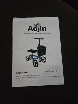 Knee scooter aojin