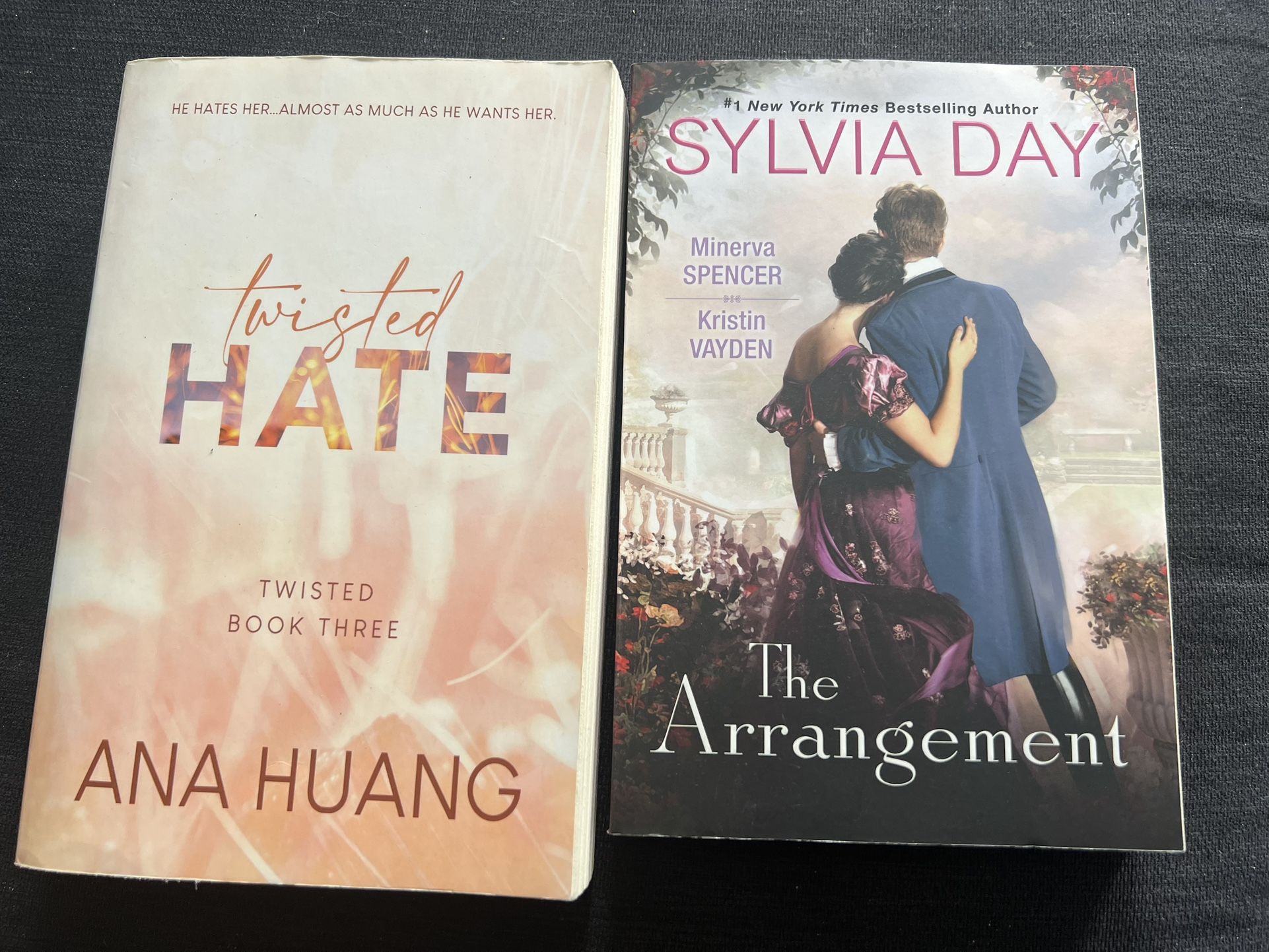 Twisted Hate By Anna Huang And The Arrangement By Sylvia Day Books $10 For Both