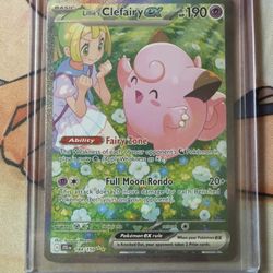 Pokemon Lillie’s Clefairy Ex
