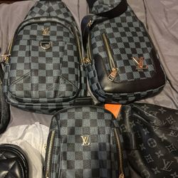 Desinger Black Cross Over Bags
