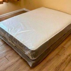 New Full Size Mattress With Box Spring Set Colchones Nuevos Matrimoniales 
