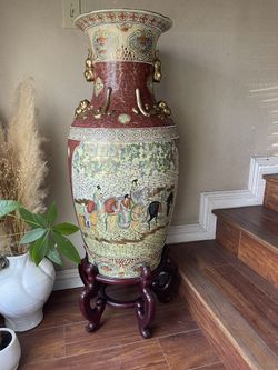 Vintage Chinese Vases-Antique Oriental Vase($550 )