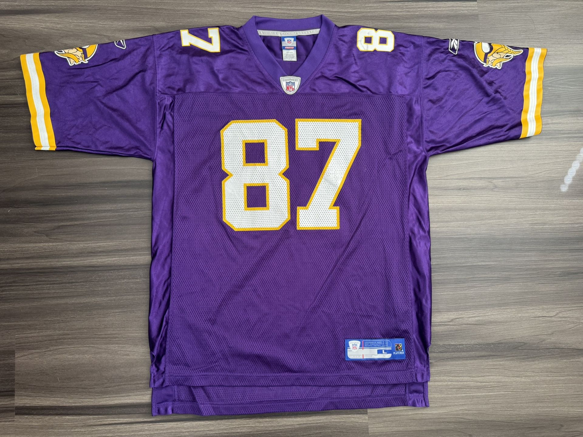Reebok Minnesota Vikings Marcus Robinson #87 NFL Home Game Jersey Men’s Large