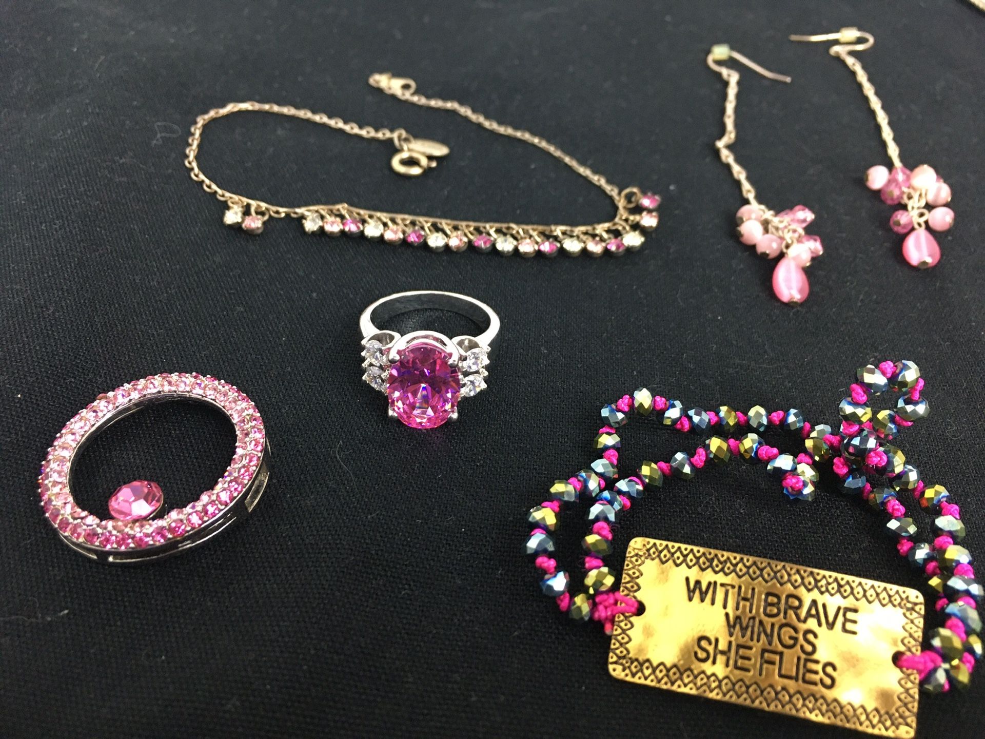 Jewelry lot Pink theme