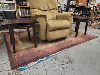 Matching pair of end tables with single drawer for sale 
