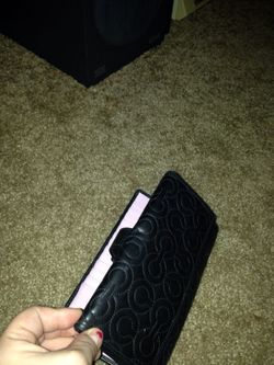 Coach wallet leather