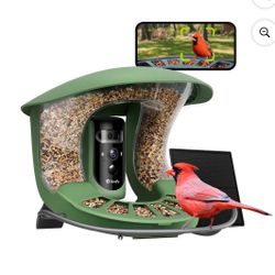 Birdfy Solar Powered Bird Feeder 2 Pro with AI Camera
