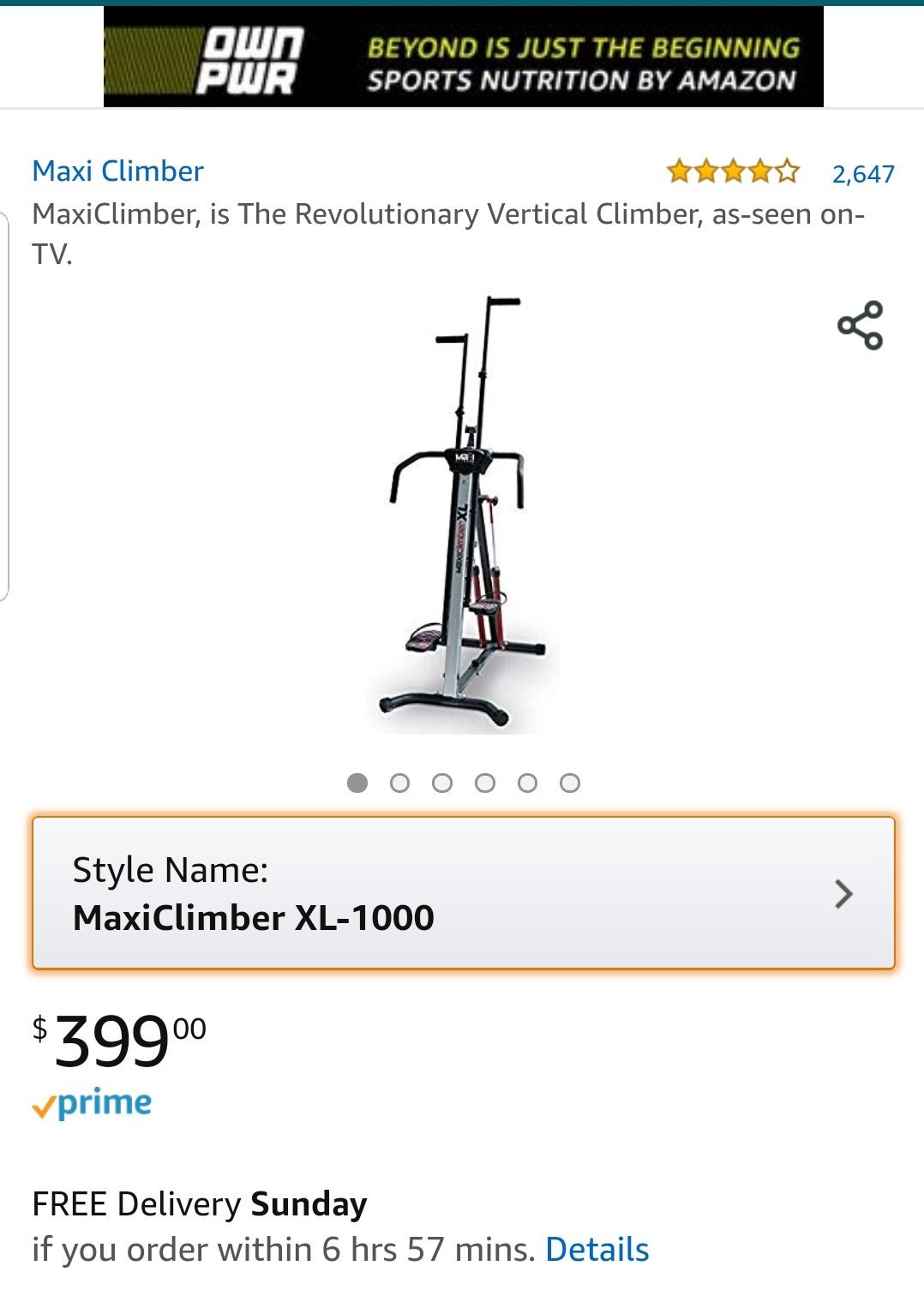 Maxi climber xl online 1000 for sale