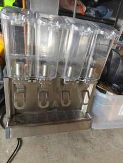 Commercial crathco drink dispenser 4 components working