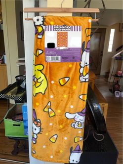 Hello Kitty and Friends Halloween Throw Blanket