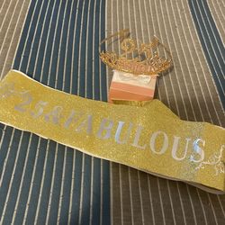 Tiara & Birthday Sash