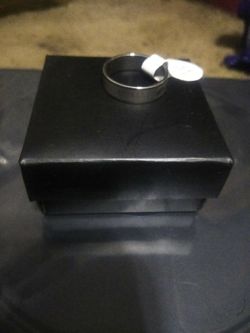 Stainless steel band ring