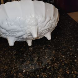 Milk Glass Bowl