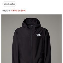 North Face Youth Never Stop Hooded Windwall Jacket (Large)