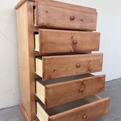 Pinewood Dressers 5 Drawers