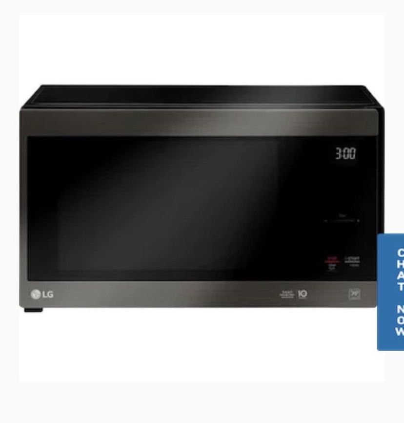LG Easyclean Counter Microwave - Black Stainless Steel