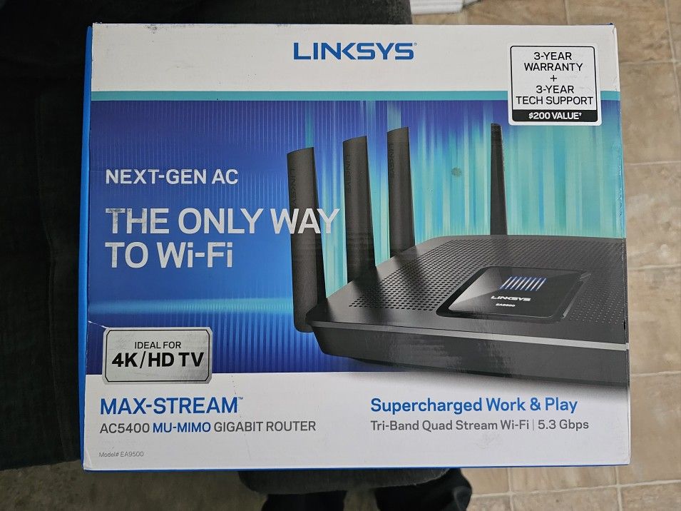 Linksys WiFi router AC5400