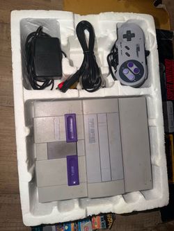Super Nintendo SNES Control Set Console Boxed - Zelda Offer Edition /NO GAME