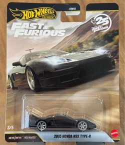 Hot Wheels Honda NSX Fast and Furious
