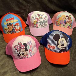 Children’s Hats, Disney, Paw Patrol,Hello Kitty is