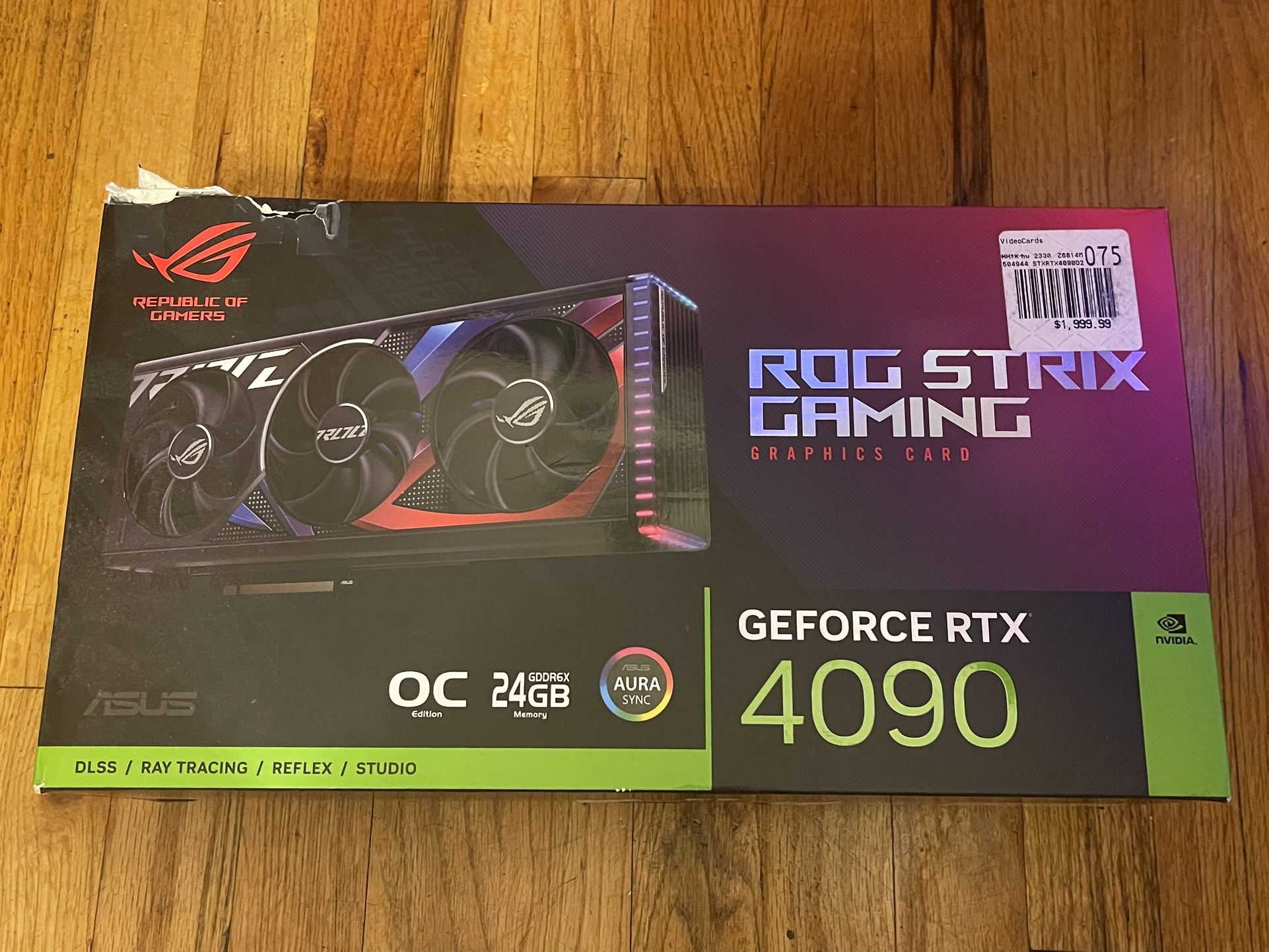RTX 4090 - Asus ROG Strix Gaming OC 24GB