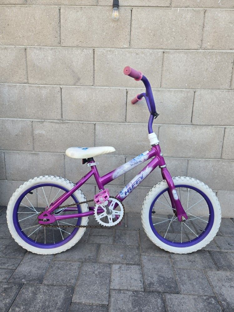 Huffy 16" Sea Star Kids' Bike, Fits Riders 3'5" - 4'O", Purple, Child, Girl's